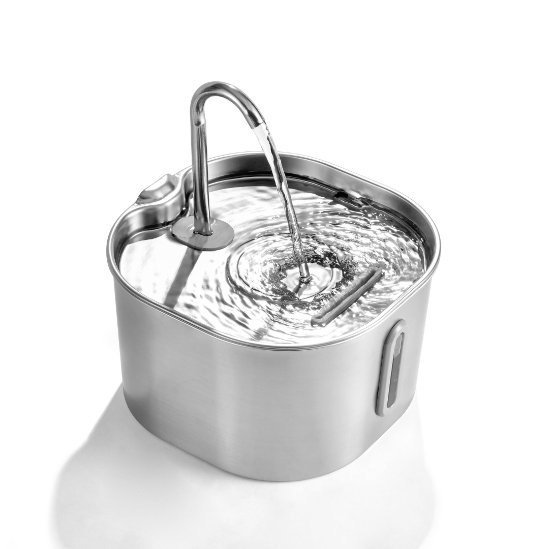 SilentFlow – Drikkefontæne i Rustfrit Stål 2,2 L