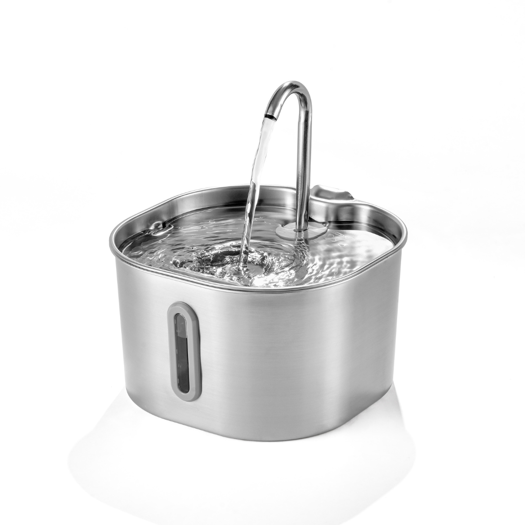 SilentFlow – Drikkefontæne i Rustfrit Stål 2,2 L