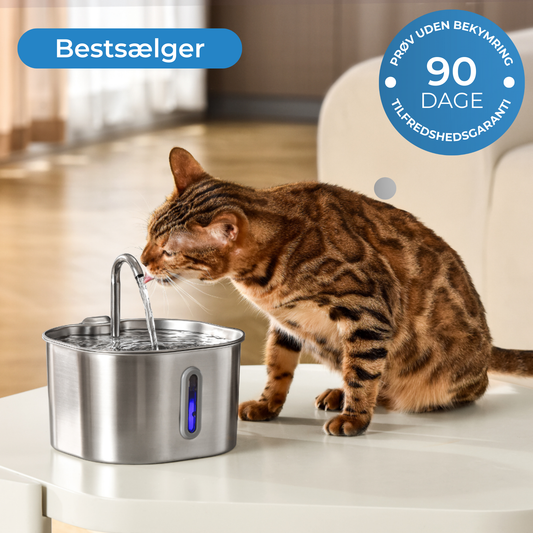 SilentFlow – Drikkefontæne i Rustfrit Stål 2,2 L